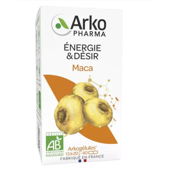 Arkopharma Arkogélules Maca Bio 40 gélules