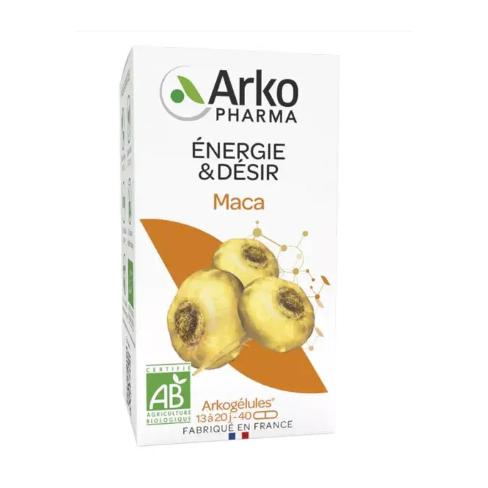 Arkopharma Arkogélules Maca Bio 40 gélules