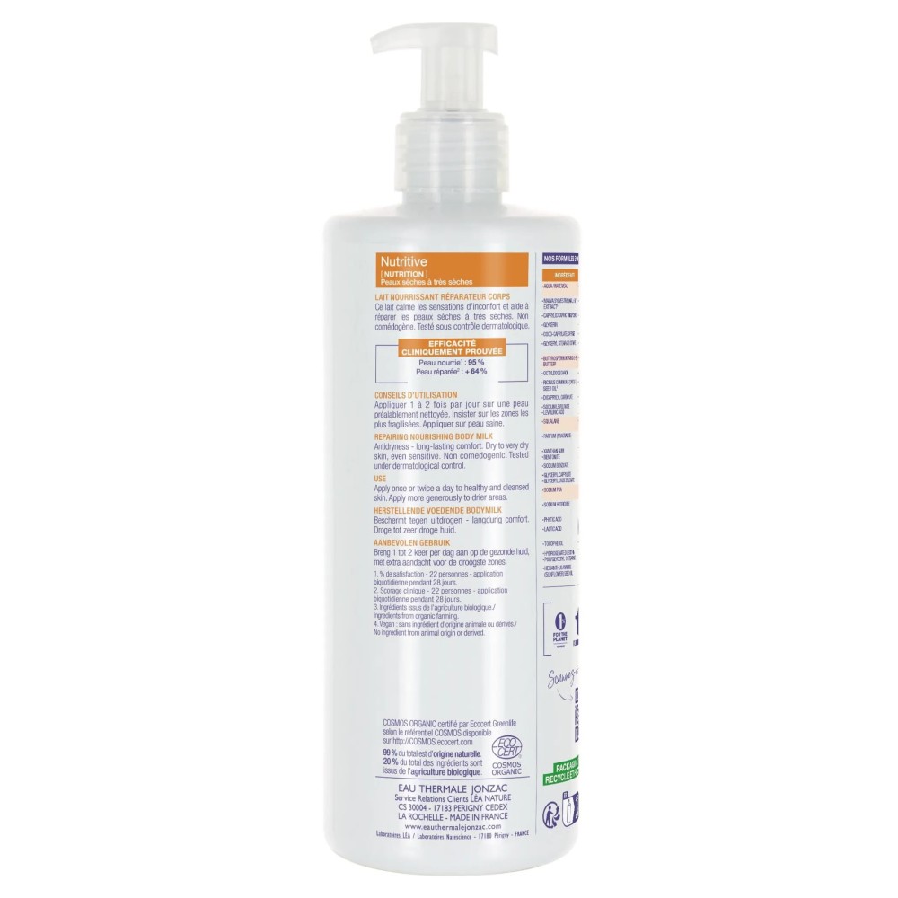 Jonzac Nutritive Lait Nourrissant 400 ml