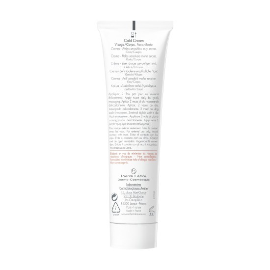 Avène Cold Cream Crème Visage 100 ml