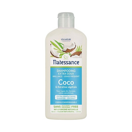 Natessance shampoing hydratant douceur 250 ml