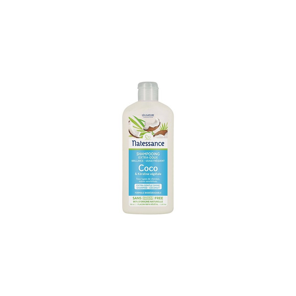 Natessance shampoing hydratant douceur 250 ml