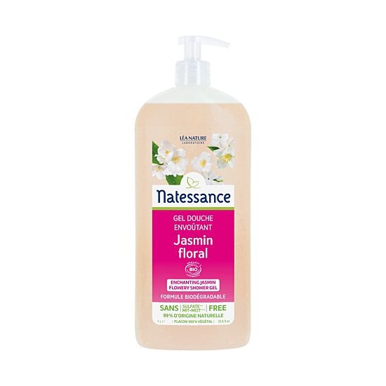 Natessance Gel Douche Envoûtant Jasmin 1 L