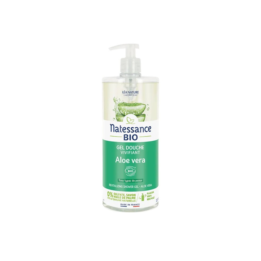 Natessance gel douche Aloe Vera 1 L