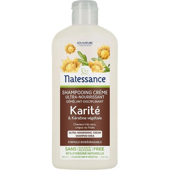 Natessance shampoing ultra-nourrissant karité
