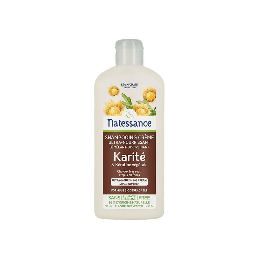 Natessance shampoing ultra-nourrissant karité