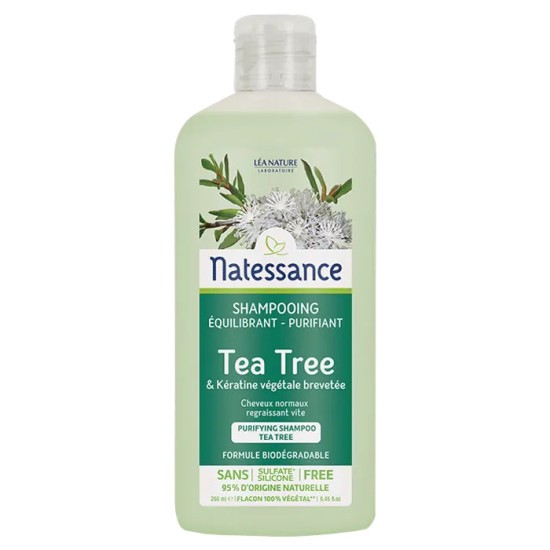 Natessance shampooing purifiant tea tree 250 ml