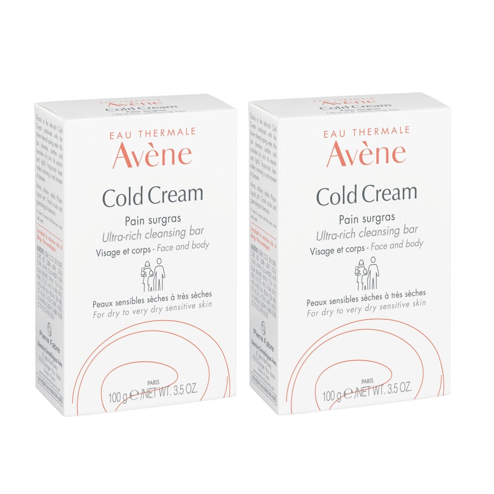 Avène Cold Cream Pain Surgras 2 x 100 g