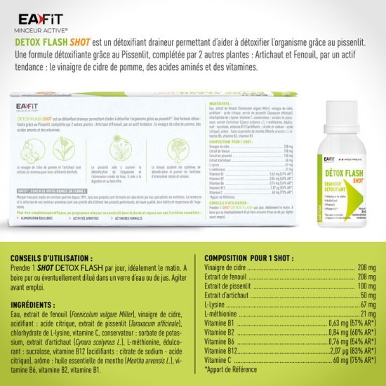 EA Pharma Détox Flash Shot 7 unités