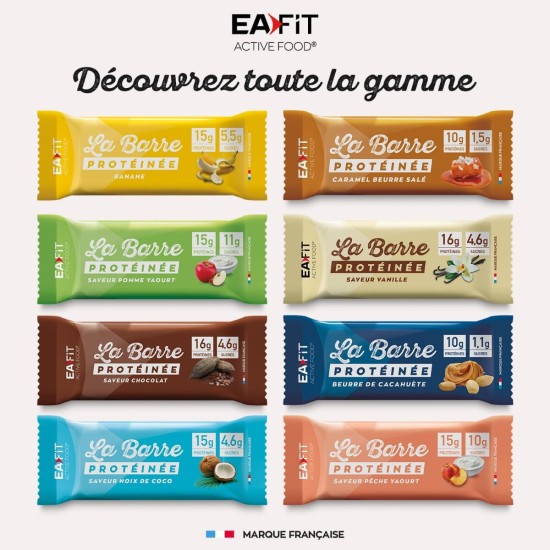 EA Pharma Barre Protéinée Vanille 46 g
