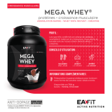 EA Pharma Mega Whey Chocolat Poudre 750 g