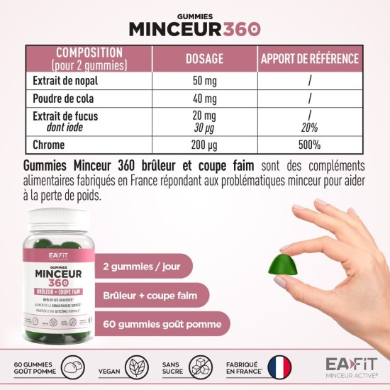 EA Pharma EA Minceur 360 Gummies