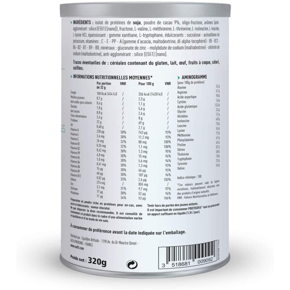 EA Pharma Protisoya Chocolat 320 g