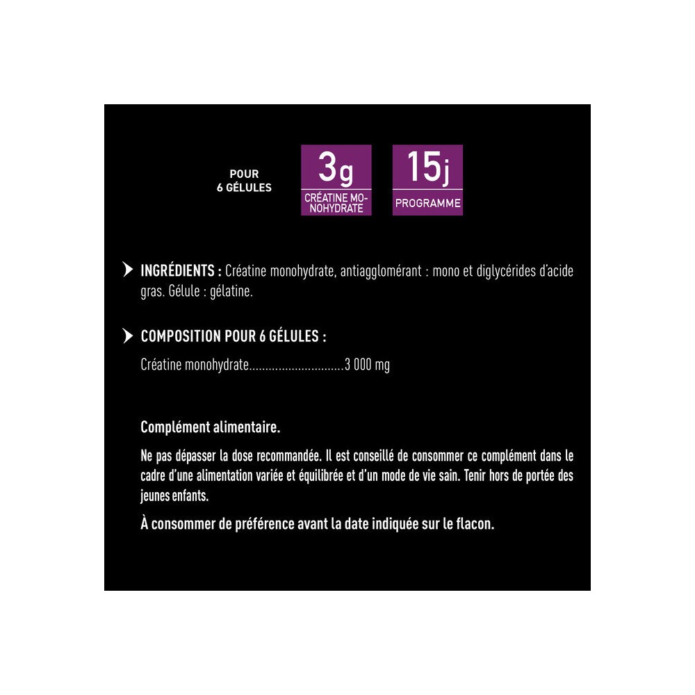 EA Pharma Pure Créatine Gélules 90