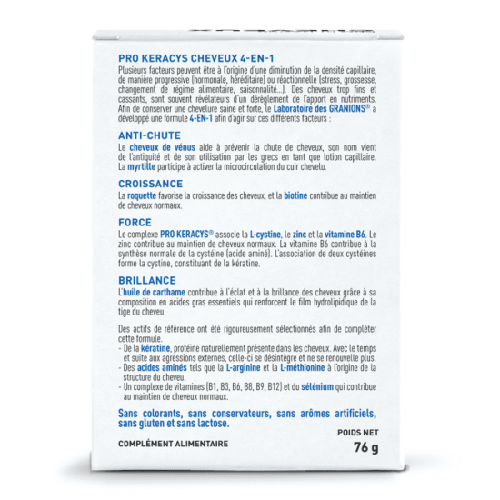 Granions Pro Keracys Cheveux 4 en 1