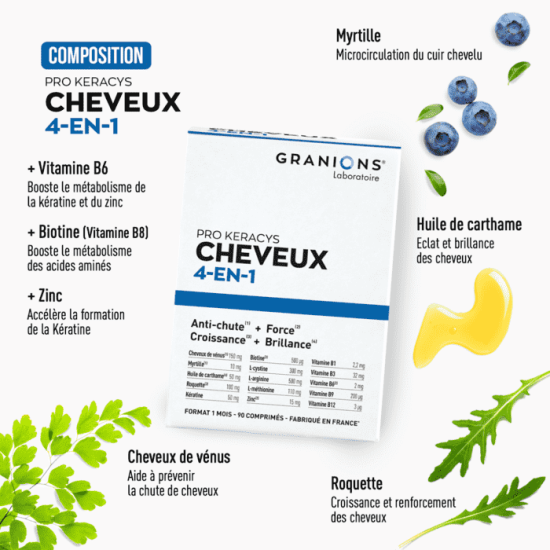 Granions Pro Keracys Cheveux 4 en 1