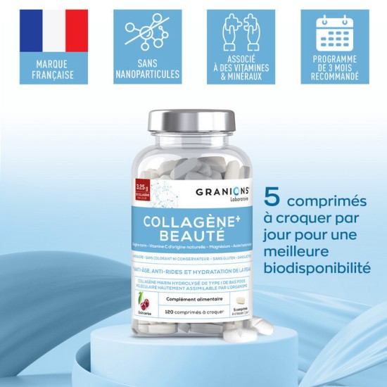 EA Pharma Collagène Beauté Cerise 180 comprimés