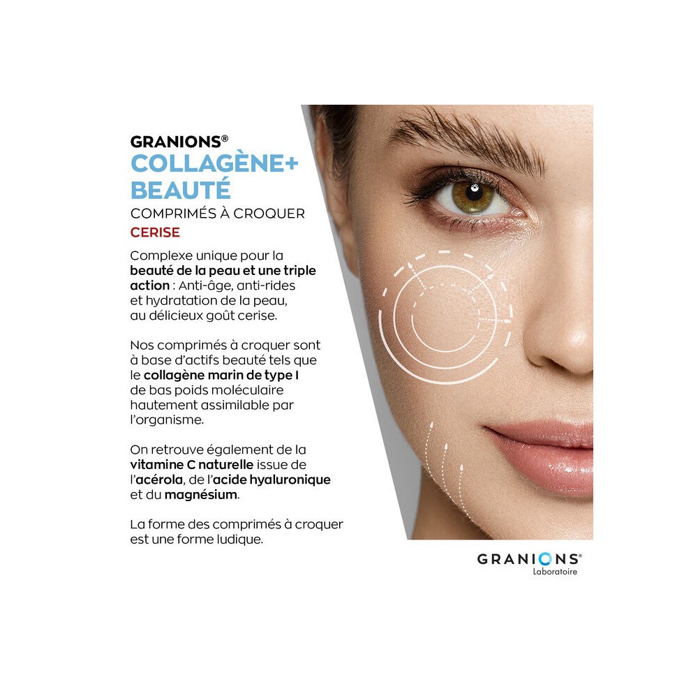 EA Pharma Collagène Beauté Cerise 180 comprimés