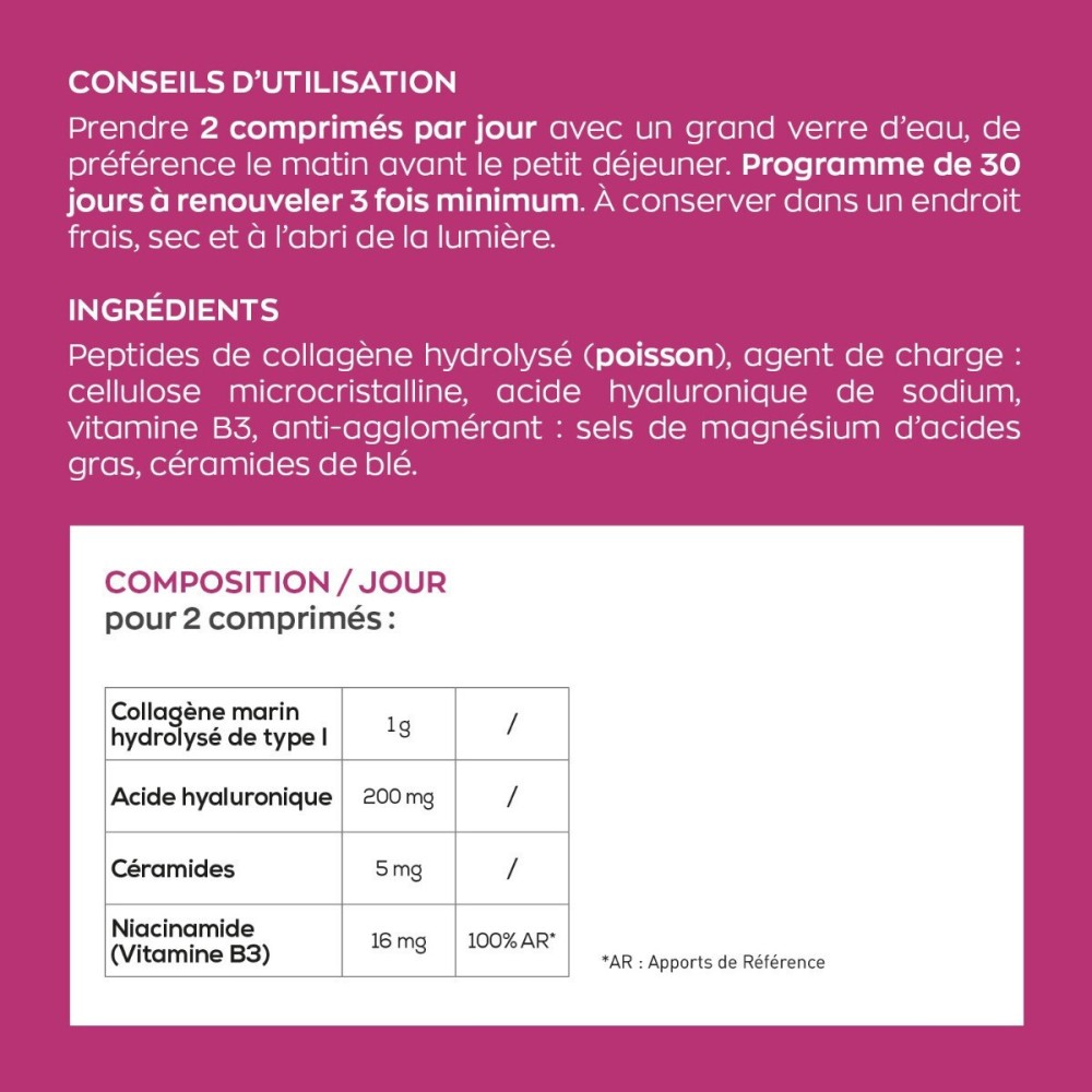 Granions complexe hydratation 60 comprimés