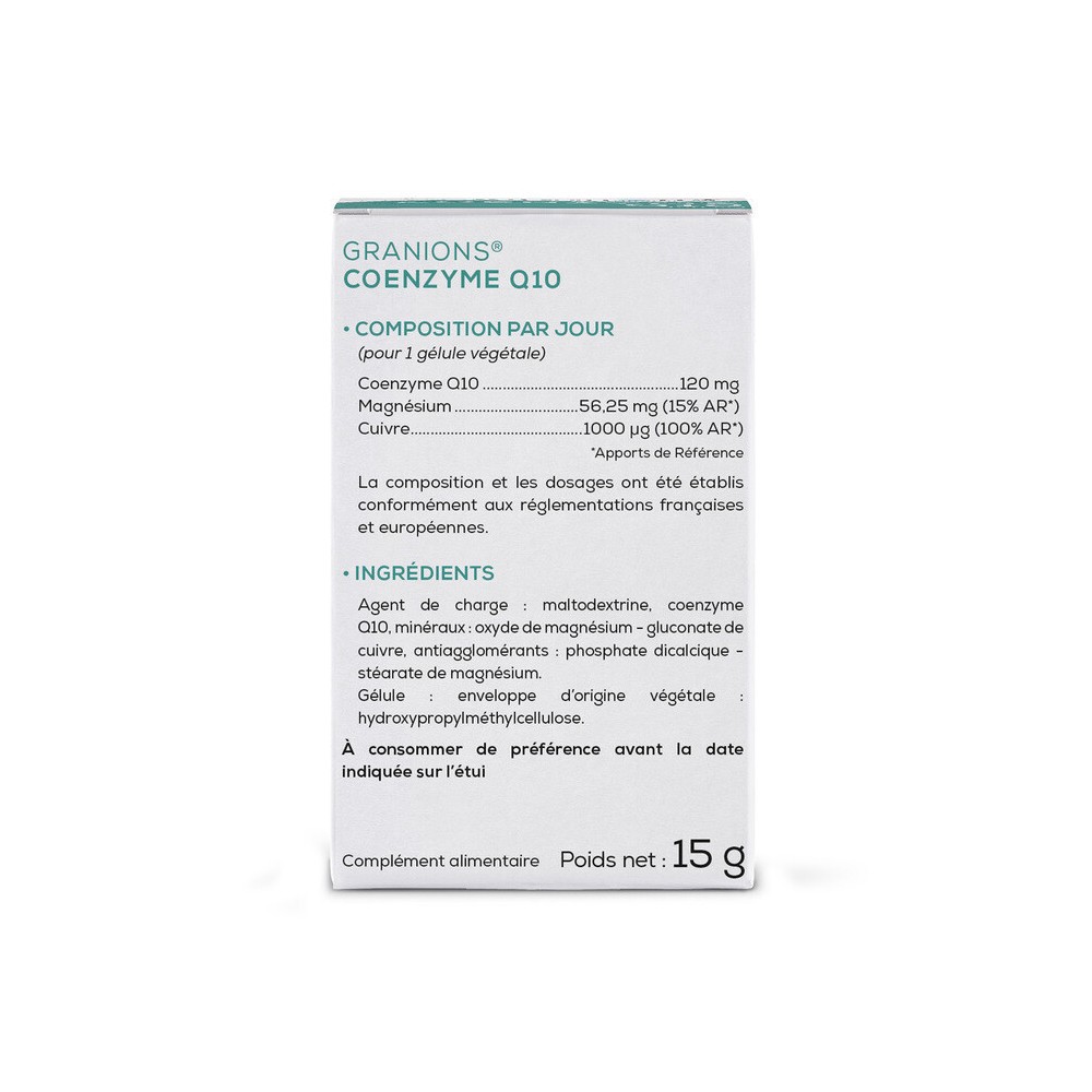 Granions Coenzyme Q10 30 Gélules
