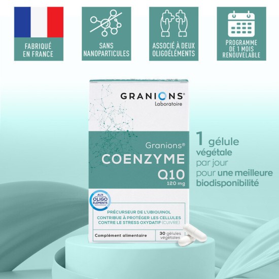 Granions Coenzyme Q10 30 Gélules