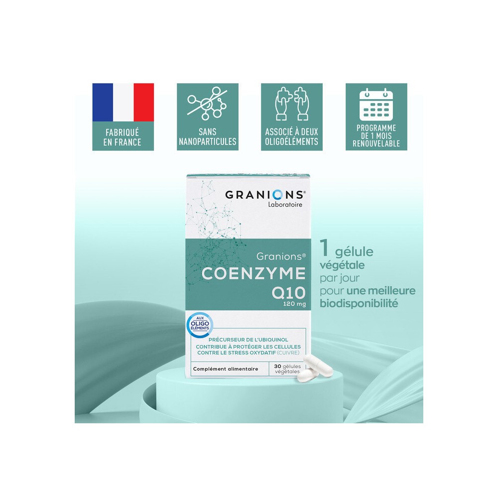 Granions Coenzyme Q10 30 Gélules