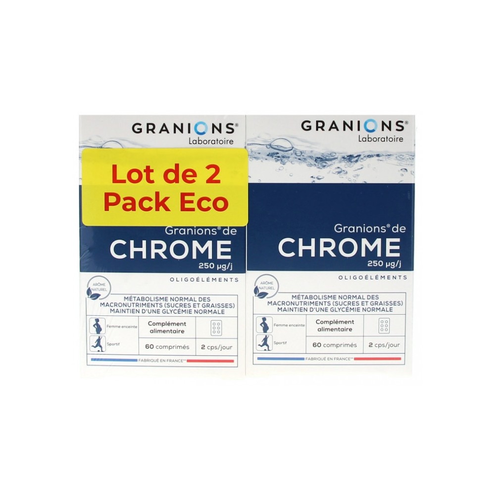 EA Pharma Granions de Chrome 250 µg 60 comprimés