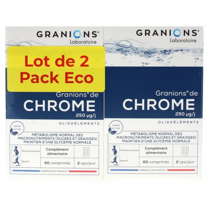 EA Pharma Granions de Chrome 250 µg 60 comprimés