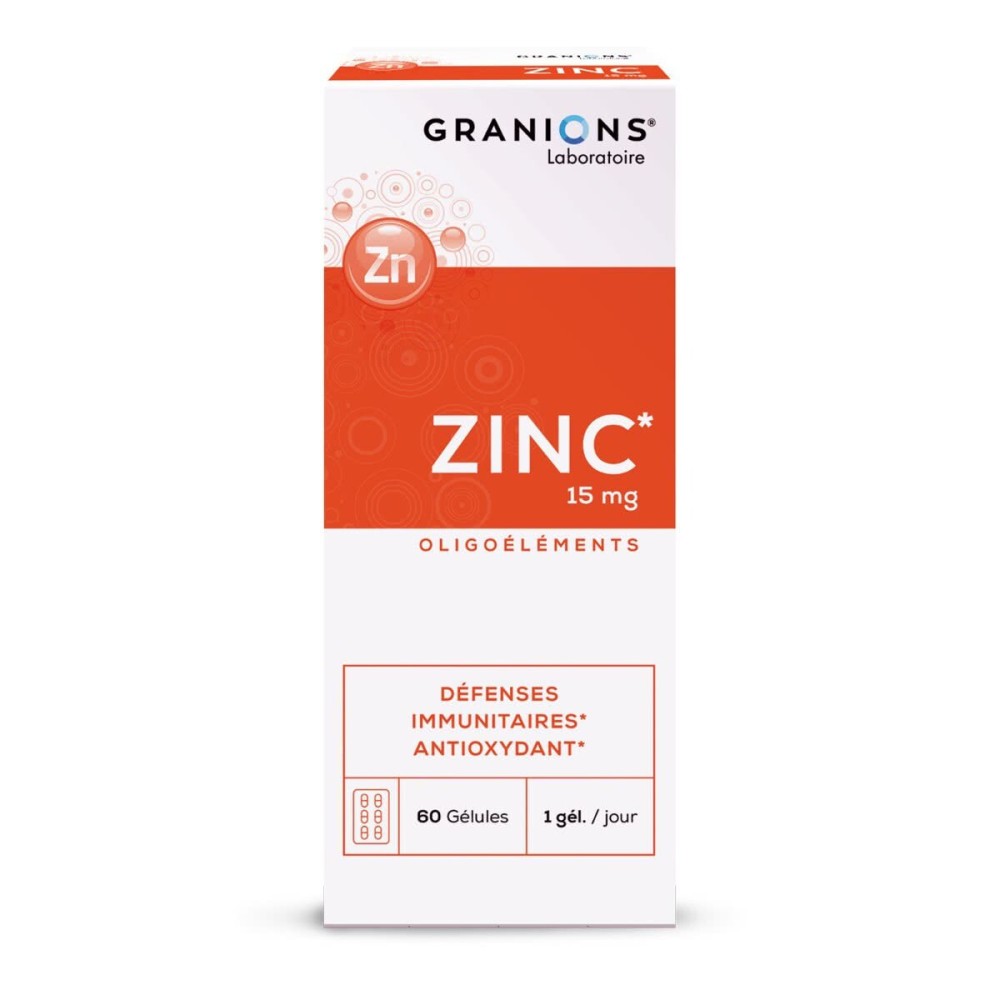 EA Pharma Granions de Zinc 15mg 60 gélules