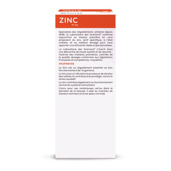 EA Pharma Granions de Zinc 15mg 60 gélules