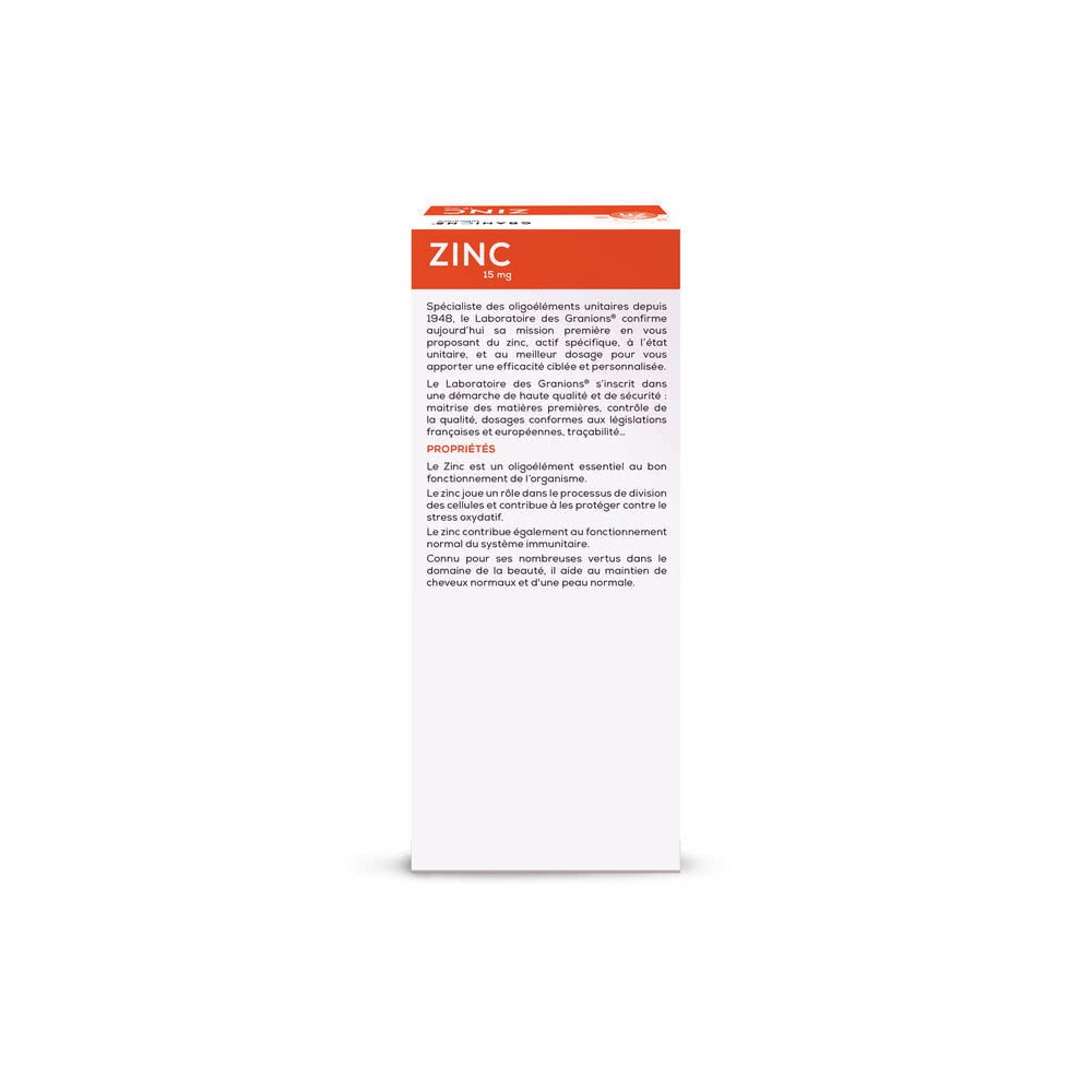 EA Pharma Granions de Zinc 15mg 60 gélules