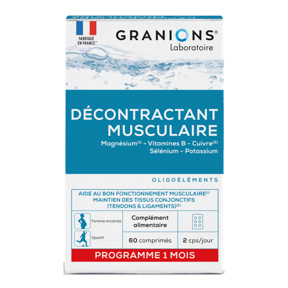 EA Pharma Décontractant Musculaire 60 comprimés