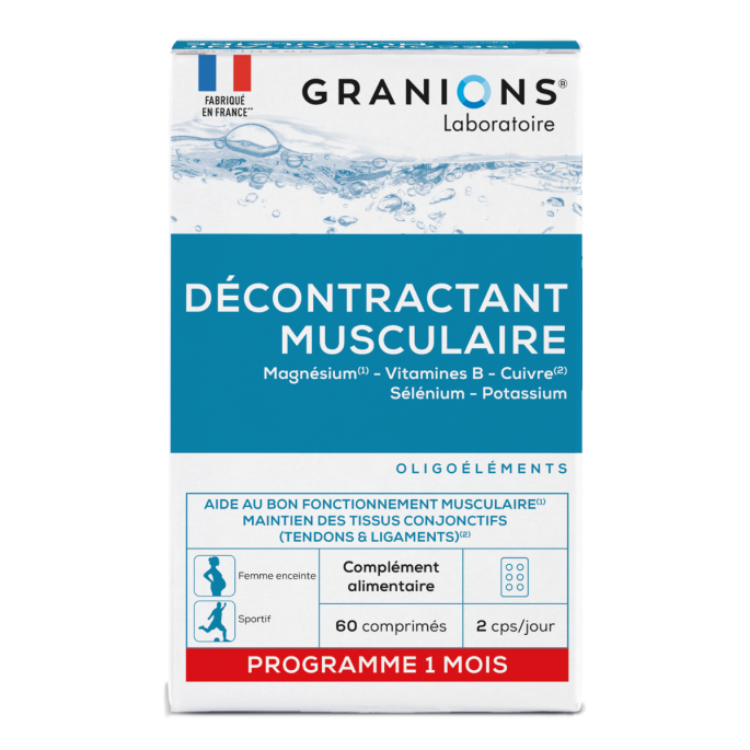 EA Pharma Décontractant Musculaire 60 comprimés