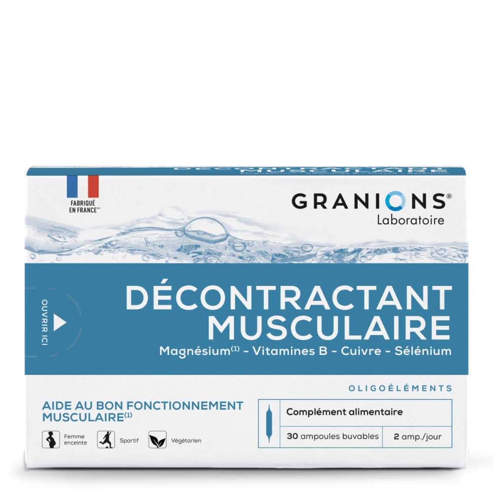 EA Pharma Décontractant Musculaire 30 ampoules
