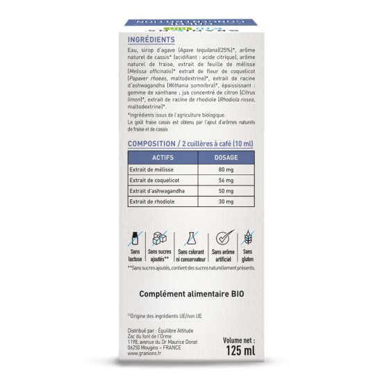 Granions Kid Bio Calme Concentration 125 ml