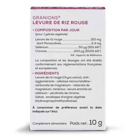 EA Pharma Levure de Riz Rouge 60 capsules