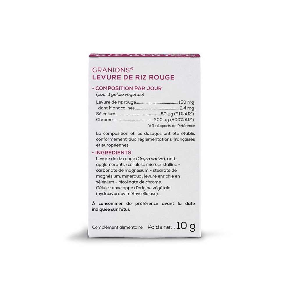 EA Pharma Levure de Riz Rouge 60 capsules