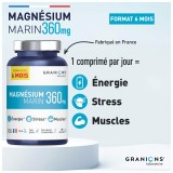 Granions supplément magnésium marin 180 comprimés