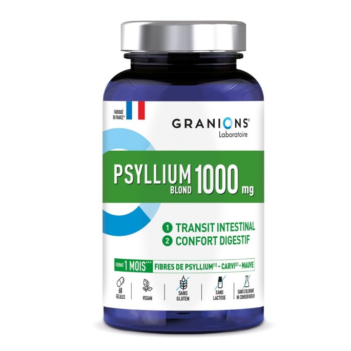 Granions psyllium 1 g 60 gélules