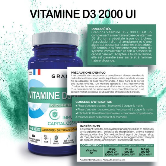 Granions Vitamine D3 2000 UI