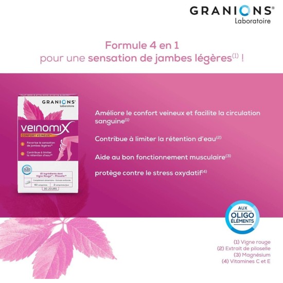 Granions Veinomix 60 comprimés