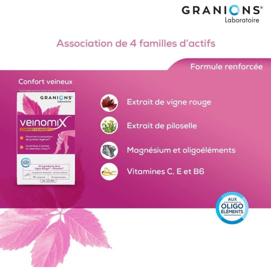 Granions Veinomix 60 comprimés