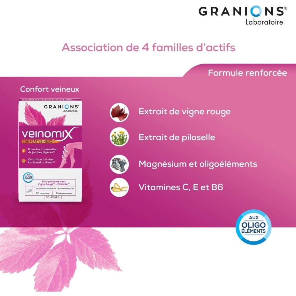 Granions Veinomix 60 comprimés