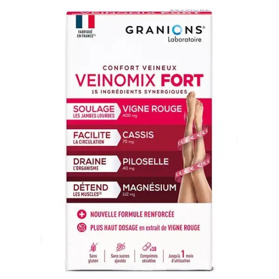 Granions Veinomix Fort 30 comprimés