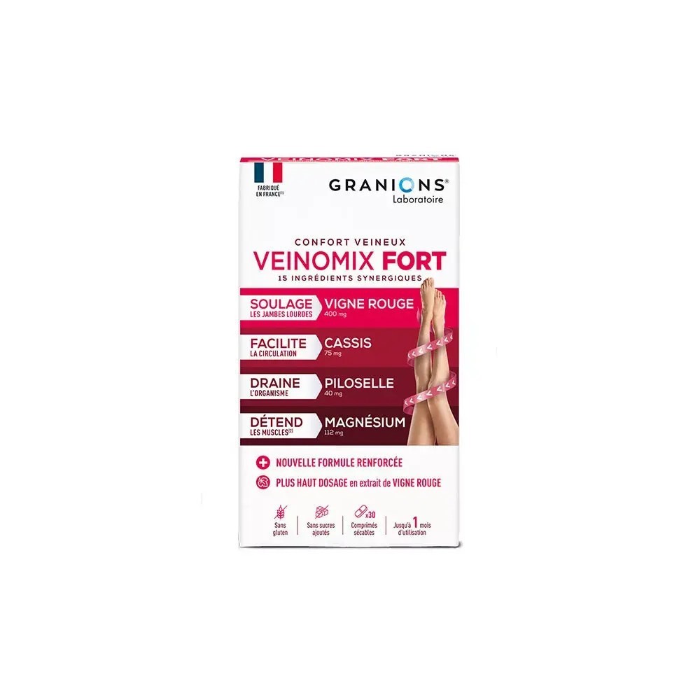 Granions Veinomix Fort 30 comprimés
