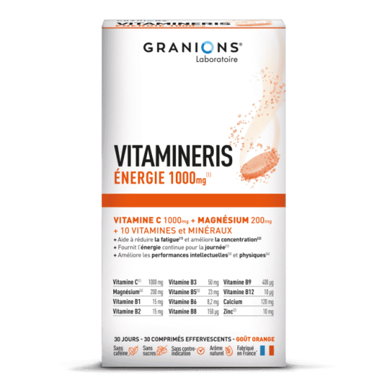 Granions Vitamineris Énergie comprimés effervescents 30