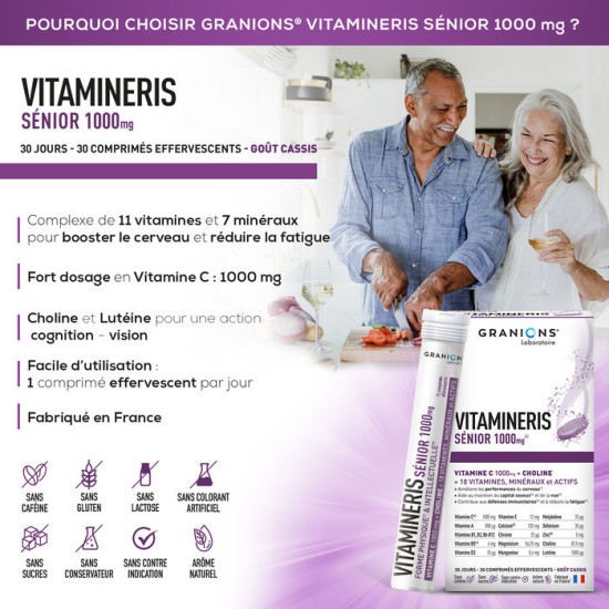 Granions Vitamineris Senior EFF 30 comprimés