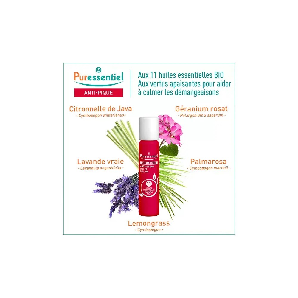 Puressentiel Anti-Pique Roller Multi-Apaisant Bio 5 ml