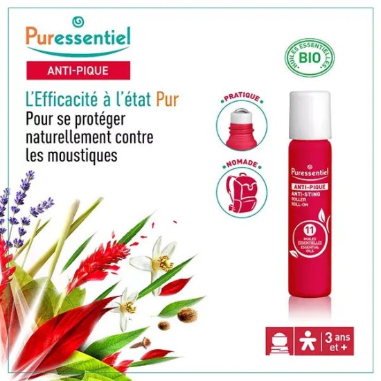 Puressentiel Anti-Pique Roller Multi-Apaisant Bio 5 ml