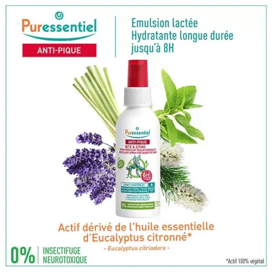 Puressentiel Anti-Pique Spray Répulsif 100 ml